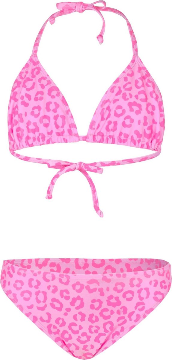 JUJA - Bikini voor meisjes - Leopard - Roze - maat 158-164cm (13-14 jaar)