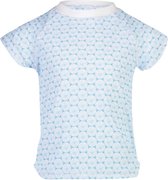 Snapper Rock - UV Zwemshirt voor meisjes - Oceania Sustainable - Blauw/Wit - maat 152-158cm