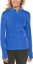 Coolibar - UV Zwemjack voor dames - Malawi - Baja Blauw - maat M