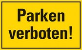 Pickup kunststoff Schild 33x20 cm PARKEN VERBOTEN