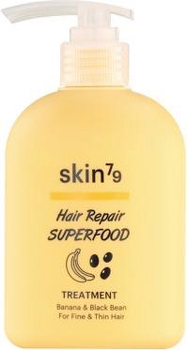 Hair Repair Superfood Treatment voor dun en dun haar Banaan & Zwarte Bonen 230ml