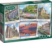 Falcon puzzel Greetings from Scotland - Legpuzzel - 1000 stukjes