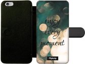 Wallet case - geschikt voor iPhone 6s Plus - Enjoy Every Moment