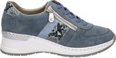 Rieker dames sneaker - Licht blauw - Maat 40