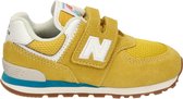 New Balance 574 Classic kids klittenband sneaker - Geel - Maat 34,5