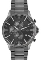 Lee Cooper LC07009.060 - Horloge - Analoog - Mannen - Heren - stalen band - Grijs Gun