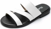 Eenvoudige casual antislip slijtvaste pantoffels sandalen voor dames (kleur: wit maat: 36)