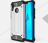 Magic Armor TPU + PC combinatiehoes voor Huawei Y9 (2019) (zilver)