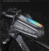 Premium Reflecterende Frametas - Racefiets - Waterbestendig - Touchscreen for Mobile - Opbergtas - Fietstas