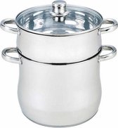 DeBlock stoompan 12 liter RVS geschikt voor inductie - 24 cm - couscous - roestvrij staal