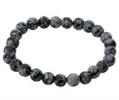 Sneeuwvlok obsidiaan 8 mm