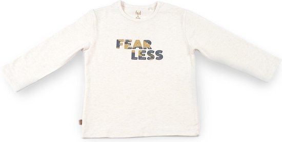 Foto: Frogs and dogs shirt fearless off wit maat 74 jongens meisjes