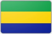 Vlag Gabon - 70 x 100 cm - Polyester