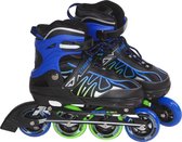 Laubr Streetrunner skeelers Maat 39-42 abec 7 - zwart/blauw/groen
