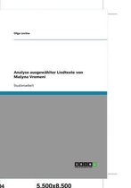 Analyse Ausgewahlter Liedtexte Von Ma Yna Vremeni