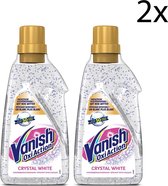Vanish Oxi Action Crystal White Base Gel - Voor Witte Was - 750ml x2