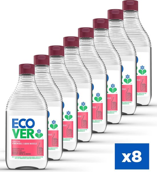 Ecover Afwasmiddel - Granaatappel & Vijg - Voordeelverpakking 8 x 450 ml