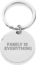Akyol - family is everything Sleutelhanger - Familie - Family is everything - familie - Family - gezin - houden van - 2,5 x 2,5 CM