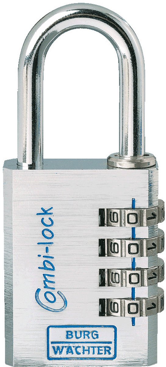 BURG WÄCHTER Combi-Lock 90 hangslot met cijferslot 30 mm