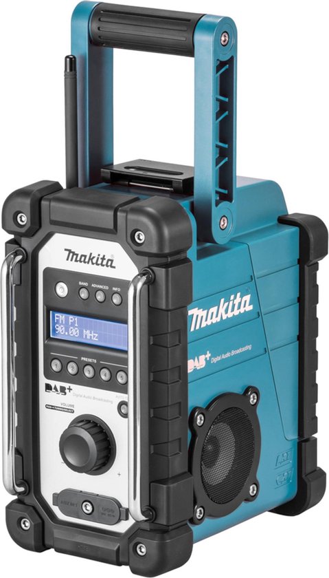 secteur & batterie Makita DMR110 7.2-18V Radio de chantier DAB+ 