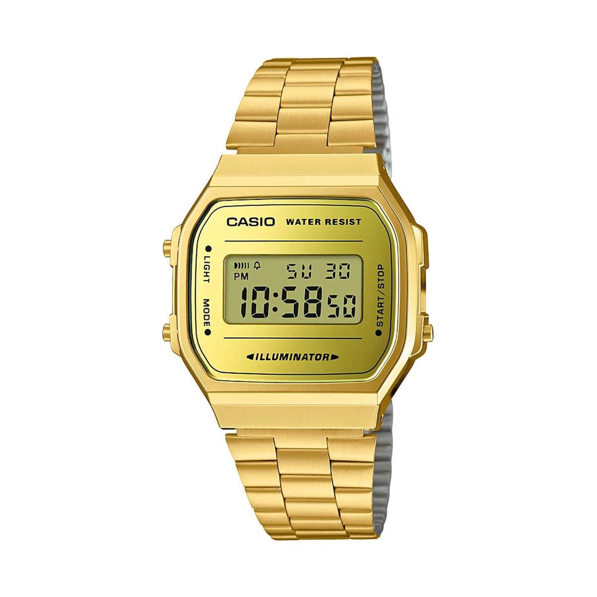 Casio Vintage Iconic A168WEGM-9EF Heren Horloge - 34 mm