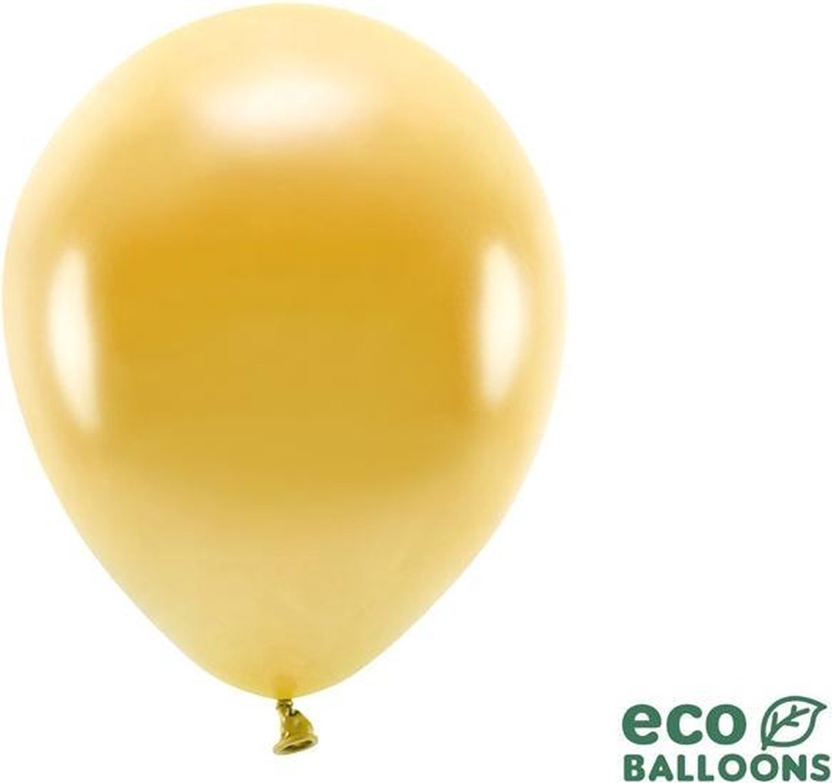 Gouden metallic ballonnen Premium Organic (100st)