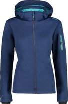 Cmp Softshelljas Dames Polyester/elastaan Donkerblauw Mt 34