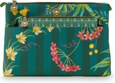 Pip Studio - Make-up tas - Groen - Fleur Grandeur