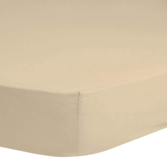 Drap housse Good Morning Iron Free Cotton - Light Sand Dimensions: 160x200cm