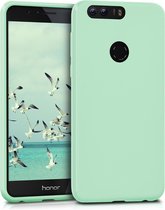 kwmobile telefoonhoesje voor Honor 8 / 8 Premium - Hoesje voor smartphone - Back cover in mat mintgroen