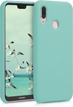 kwmobile telefoonhoesje voor Huawei P20 Lite - Hoesje met siliconen coating - Smartphone case in mintgroen