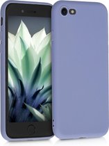 kwmobile telefoonhoesje geschikt voor Apple iPhone SE (2022) / iPhone SE (2020) / iPhone 8 / iPhone 7 - Hoesje voor smartphone - Precisie camera uitsnede - In lavendelgrijs mat