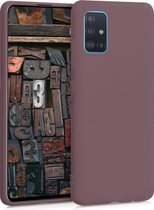 kwmobile telefoonhoesje voor Samsung Galaxy A51 - Hoesje voor smartphone - Back cover in druivenblauw