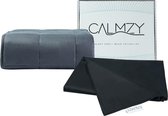 Calmzy Verzwaringsdeken Bundel 8 kg - Superior Chill - Verzwaringsdeken &  Verzwaringsdeken Hoes - 150 x 200 cm - Zwart