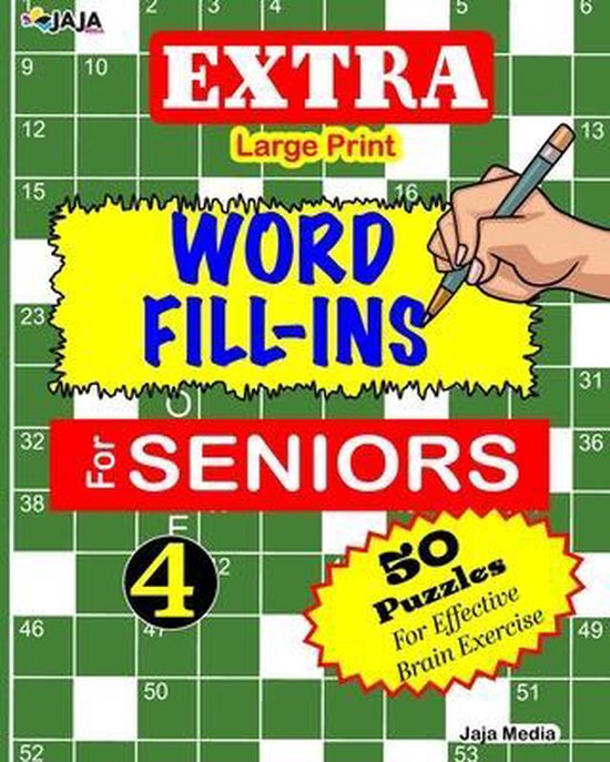 Extra Large Print Crossword Fill-Ins- EXTRA Large Print WORD FILL-INS ...