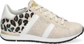 BunniesJR 221480-994 Meisjes Lage Sneakers - Beige/Print - Kunststof - Veters