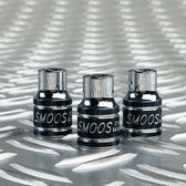 Smoos® Losse Engelse dop 7/16 inch 6-kants met 3/8 opname - 3 stuks