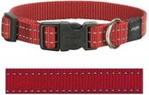 Rogz for dogs snake halsband rood - 16 mmx26-40 cm - 1 stuks