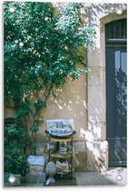 Tuinposter – Boetiekje aan Straat - 40x60cm Foto op Tuinposter  (wanddecoratie voor buiten en binnen)