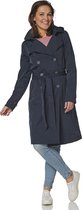 Madrid soft touch trench coat midnight blue -S