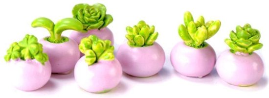 Mini arbre miniature de maison de poupée 1:12 en pot pour plante verte
