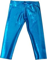 Ervy capri tight turquoise glitter - Blauw - 152