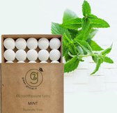 green-goose® Tandpasta Tabletten | 60 Tandpastatabletten | White Mint | Geen Fluoride