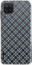 Casetastic Samsung Galaxy A12 (2021) Hoesje - Softcover Hoesje met Design - Clover Print