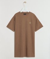 JOSH V     ROCHELLA T-shirt jurk Bruin - Maat 2XL