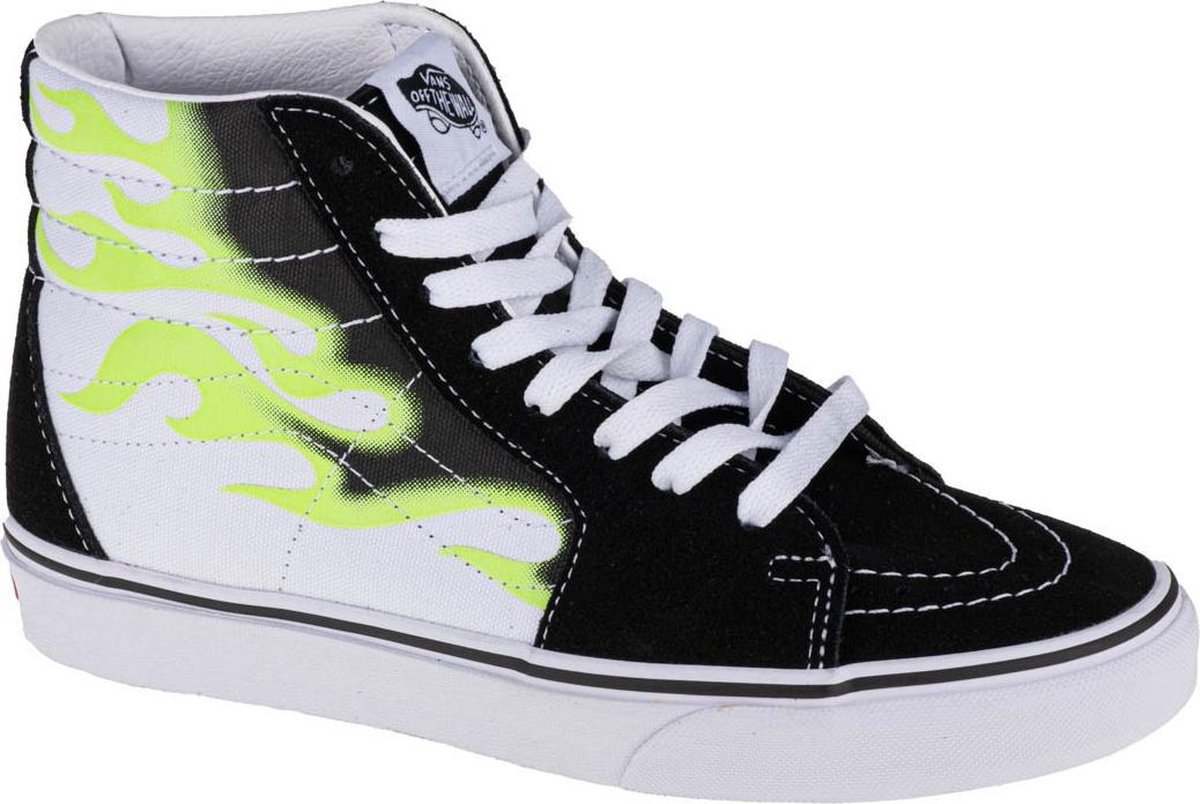 vans high tops fire