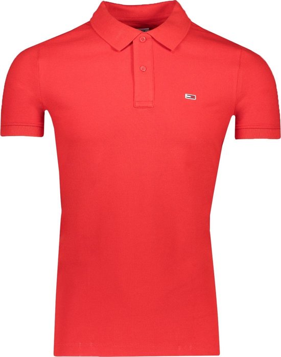Tommy Hilfiger Polo Rood Rood Normaal - Maat XS - Heren - Lente/Zomer  Collectie -... | bol.com