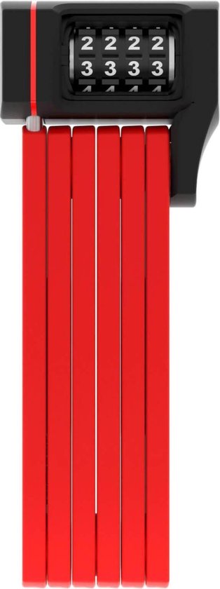 Antivol pliable Abus Bordo uGrip 5700C / 80 rouge SH