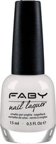 Faby Nagellak Optical White Dames 15 Ml Vegan Wit