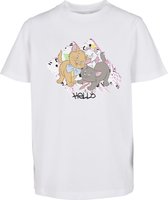 Disney Aristocats - Aristocats Hello Kinder T-shirt - Kids 158 - Wit